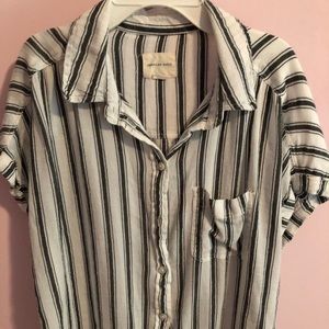 Striped American Eagle Top